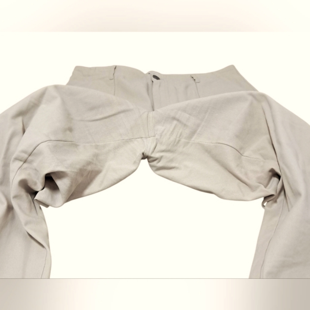 American Tall Cargo Chino Pants | 12 Tall | Soft Beige | Utility Style - Picture 9 of 16